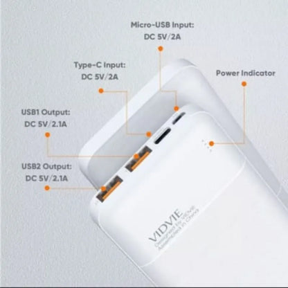 BATERIA PORTATIL POWERBANK 20000mAh""
