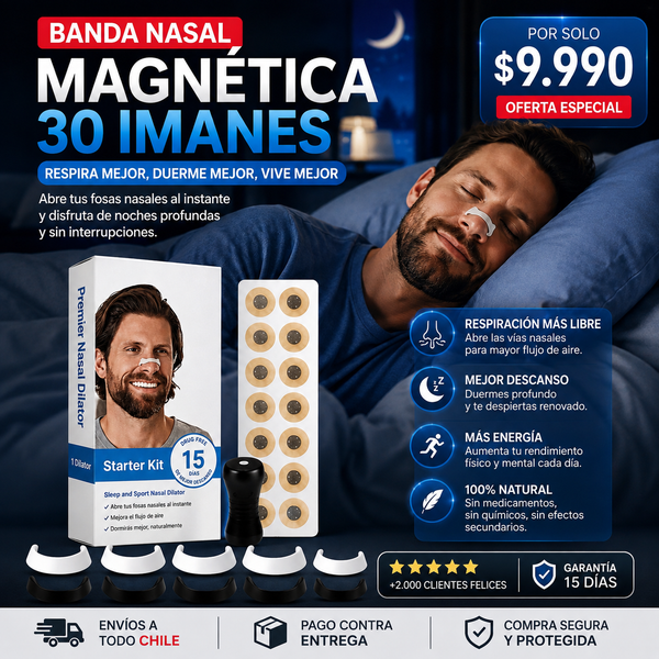 BANDA NASAL MAGNETICA 30 IMANES